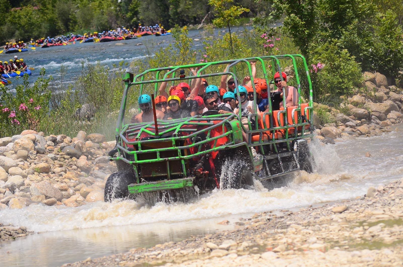 4 in 1: MONSTER SAFARIS - BAGIŲ SAFARIS - RAFTINGAS - ZIPLINE